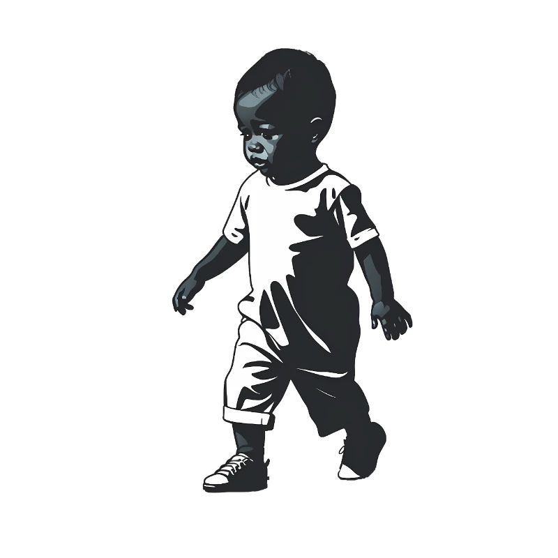 Bébé - Logo Cool Silhouette