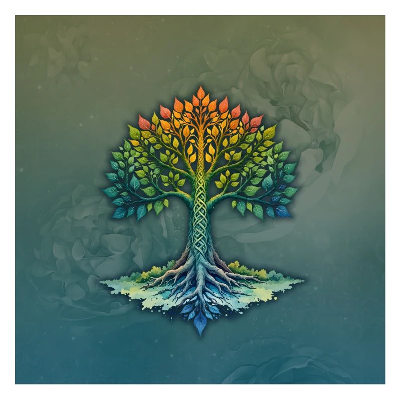 Braided Rainbow Tree