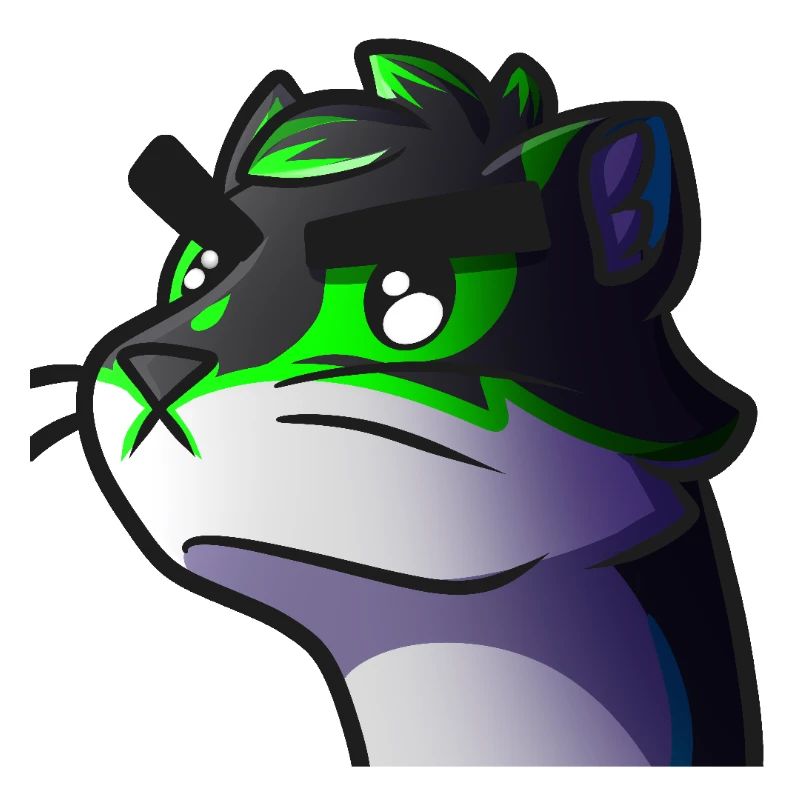 Wolf Neon Graphic