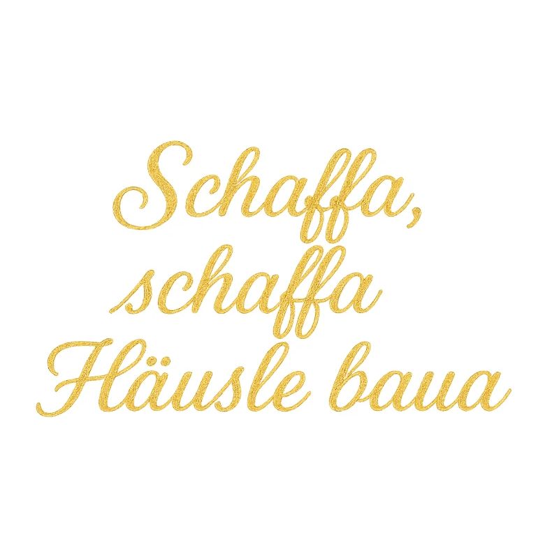 Schaffa Schaffa Häusle baua
