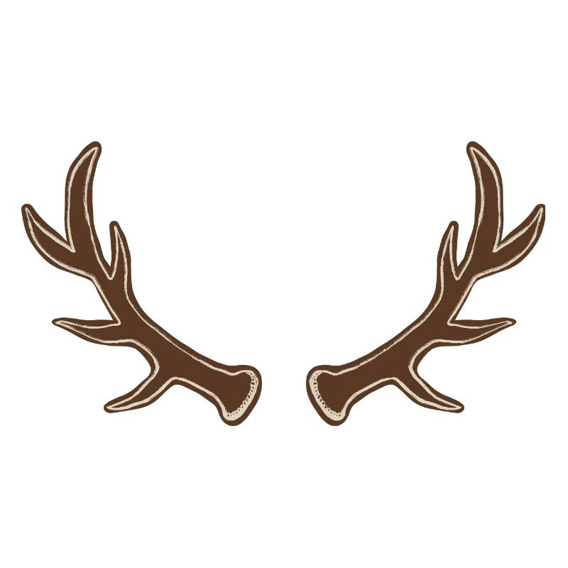 Rustic Antler Silhouette