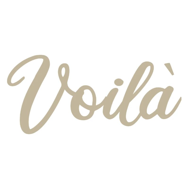 Voila Handlettered Script Design