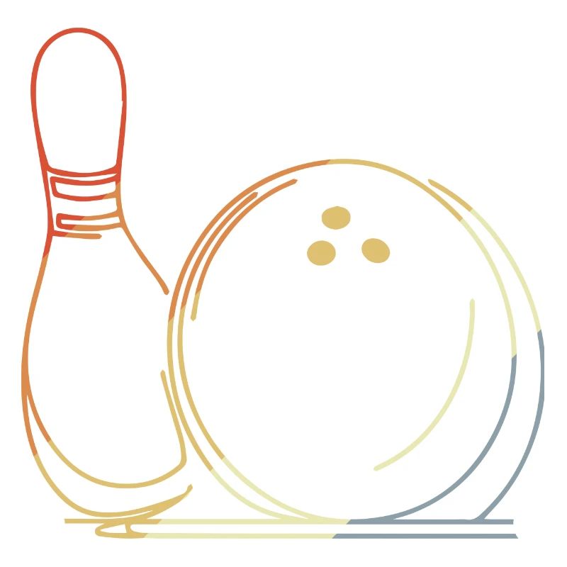 Bowling Ball and Pin Sketch
