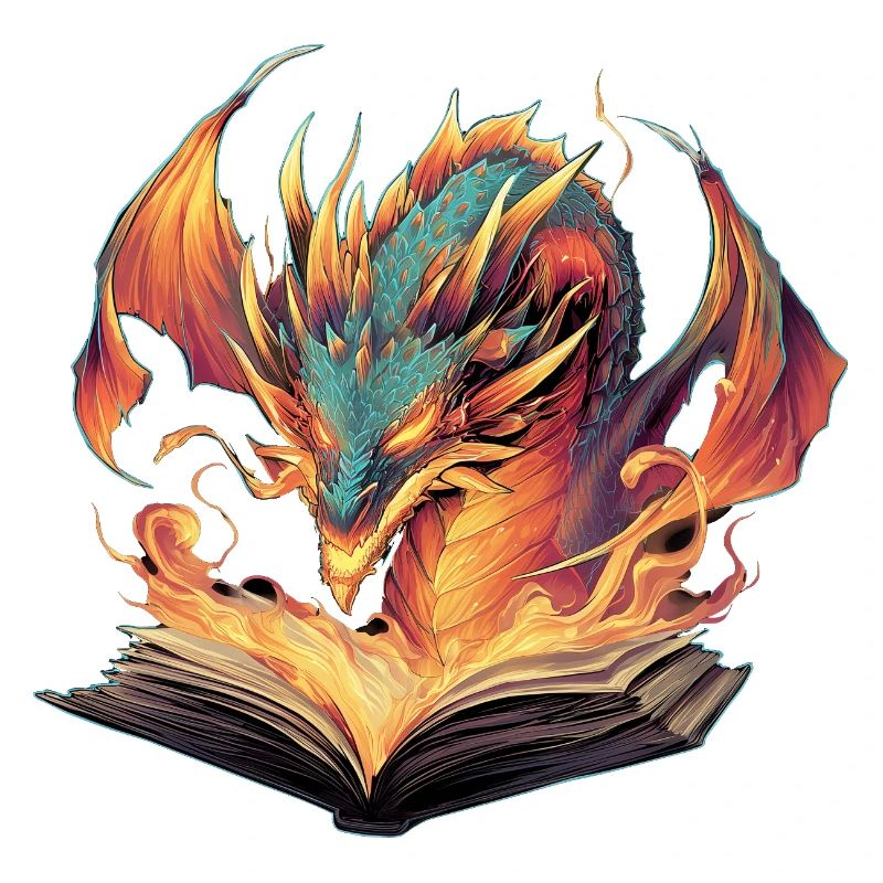 Drachenbuch Transformationsfeuer-Design