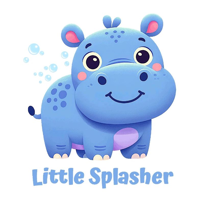 Cute Blue Hippie