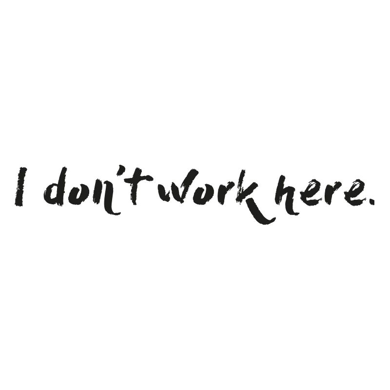 I don't work here.
