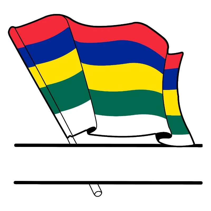 Terschelling-Flagge – Individuelles Inseldesign