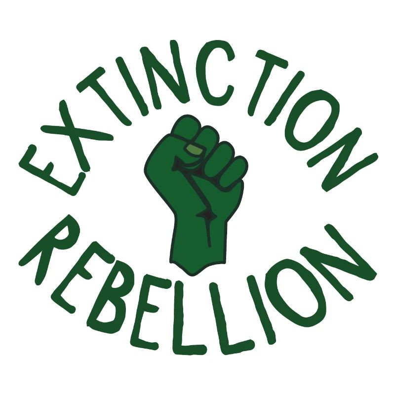 Extinction Rebellion Faust green