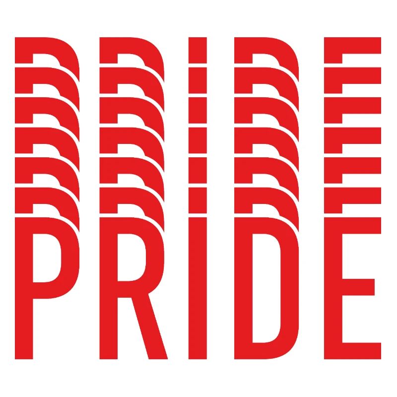 Pride: Repeated letter design