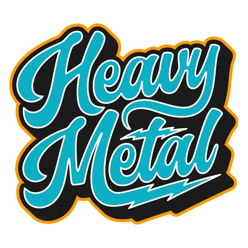 Heavy Metal Rétro Script