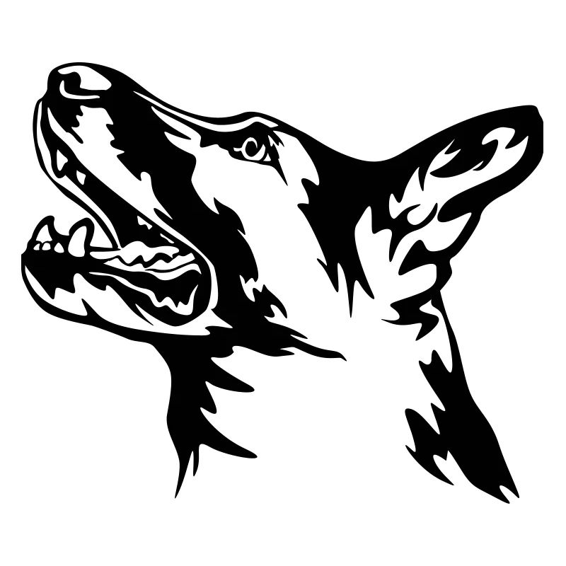 German Shepherd Head