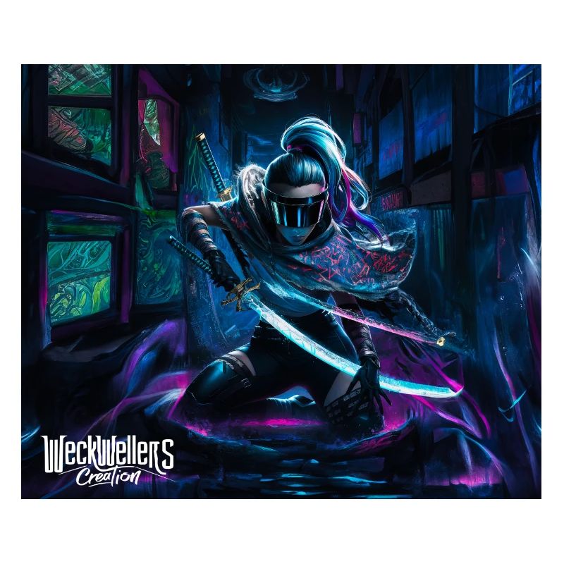 Graffiti Anime Samouraï