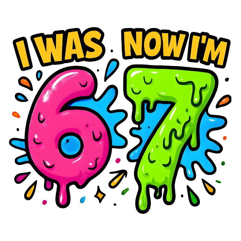 7. Geburtstag Kinder 67 Meme Humor Geschenkidee