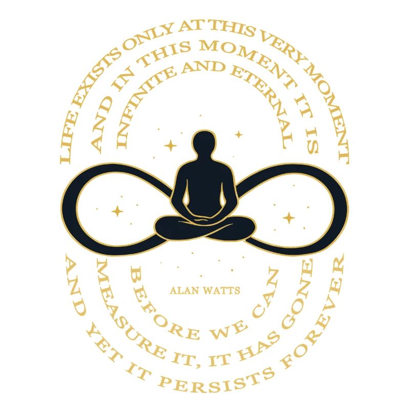Alan Watts Time Infinity Tee