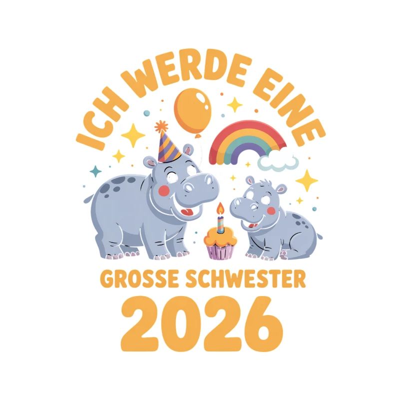 Ich werde eine grosse Schwester 2026 Hippo