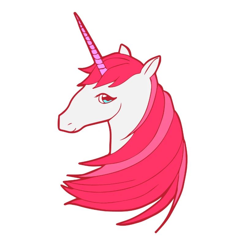 Das rote letzte Einhorn