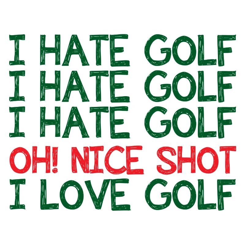 Golf Caddy Golf Course Putter Yardage cadeau Tee