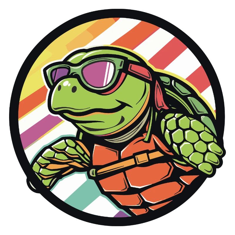 Schildkröte Comic Cool