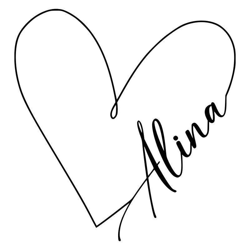 Alina Name Heart Line