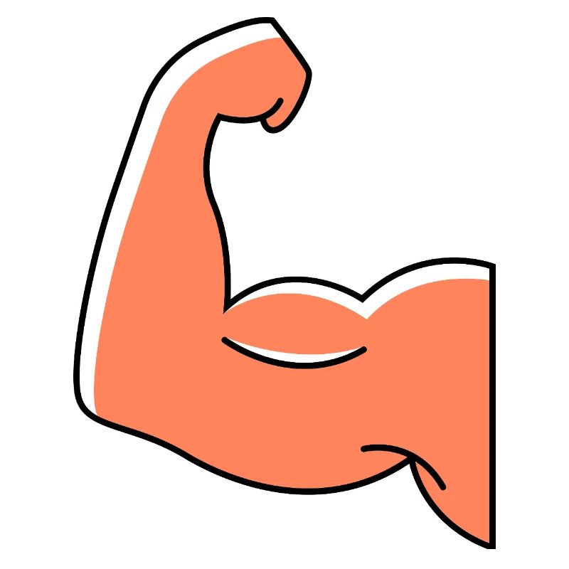 Muscle dumbbell icon