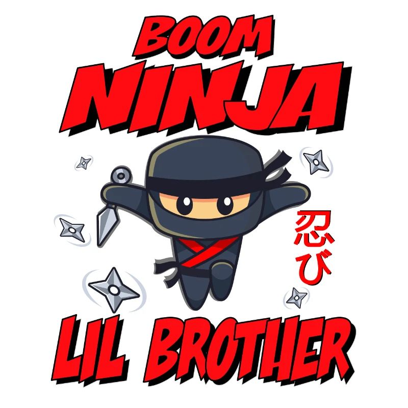 Boom Ninja Lil Brother Gift idea