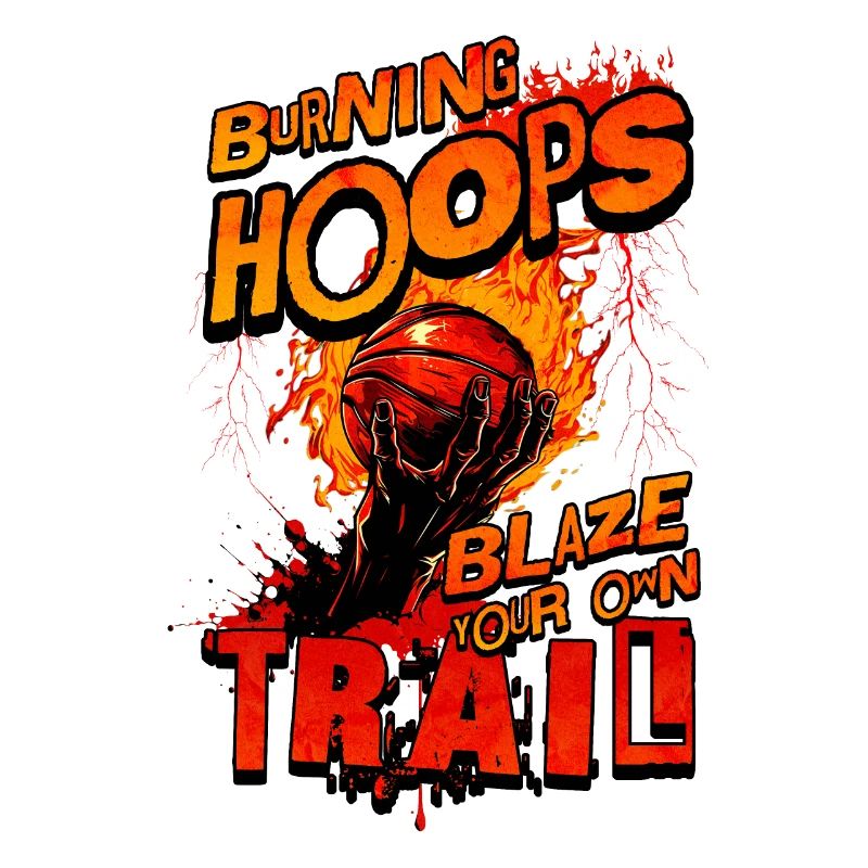 Basket-ball Burning Hoops Tracez votre propre chemin