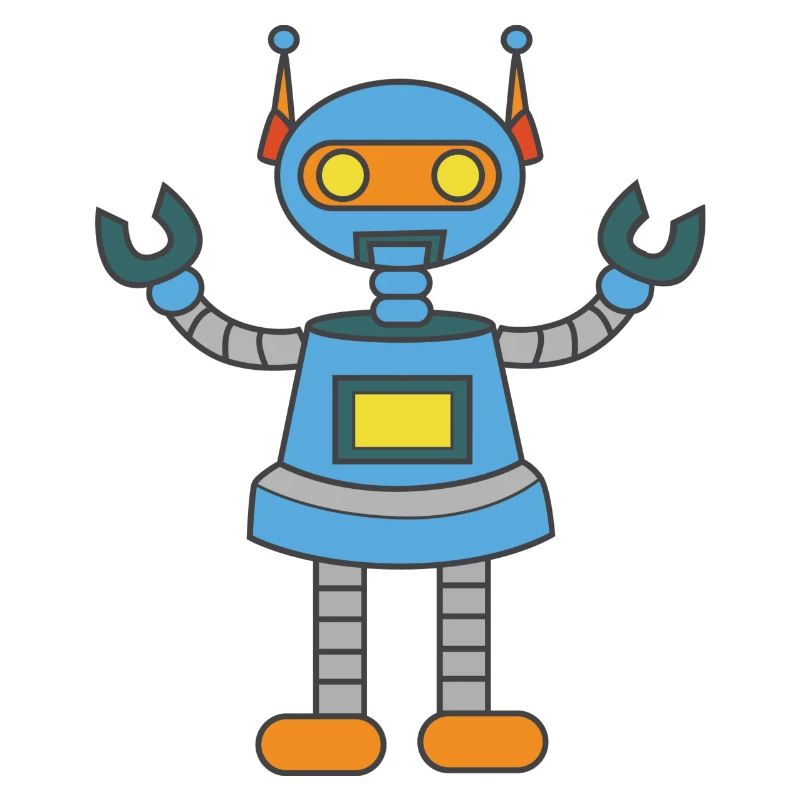 Feuille d’Ia comique robot Intelligence