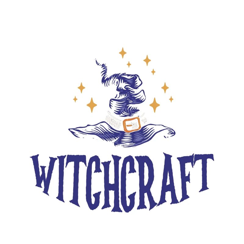 Powered By Witchcraft Witch Hat Spooky Wizardry
