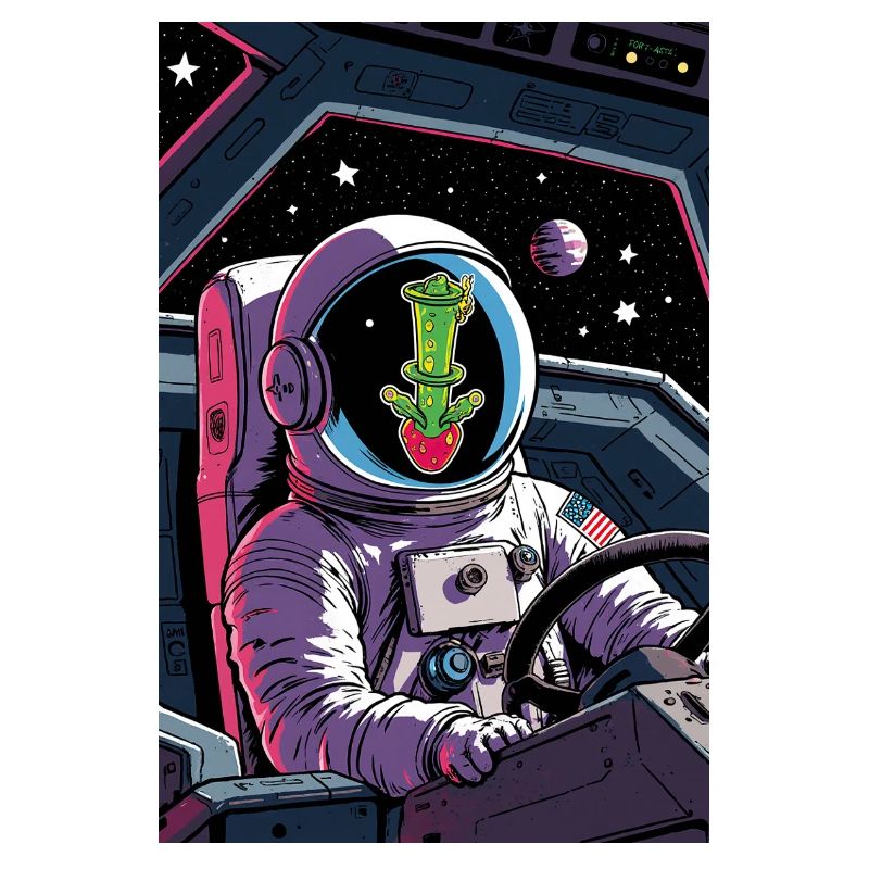Cactus Alien in Space