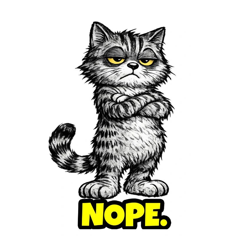 Nope. – Grumpy Katze (Chef Vibes)