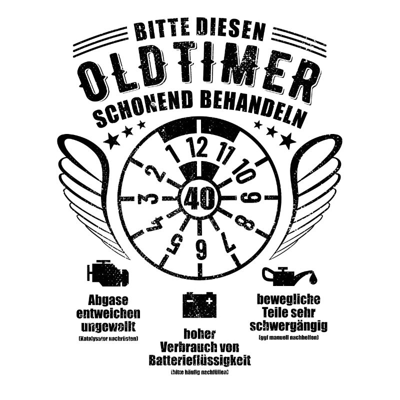 Oldtimer schonend behandeln - 40. Geburtstag