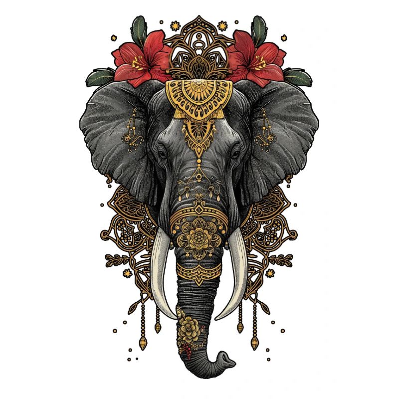 Mandala elephant