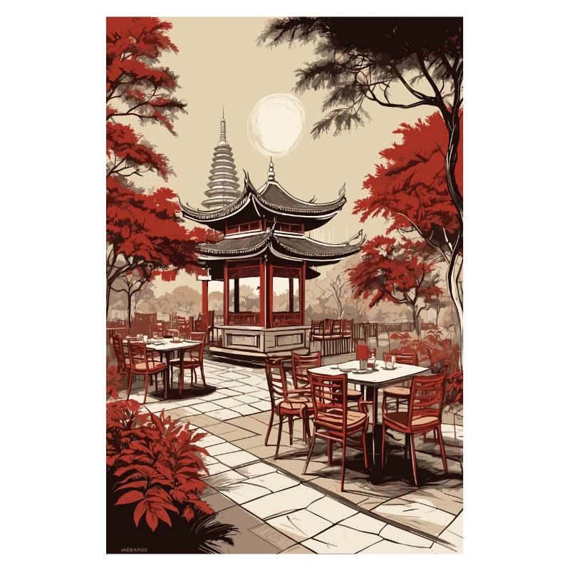 Asiatisches Kaffee