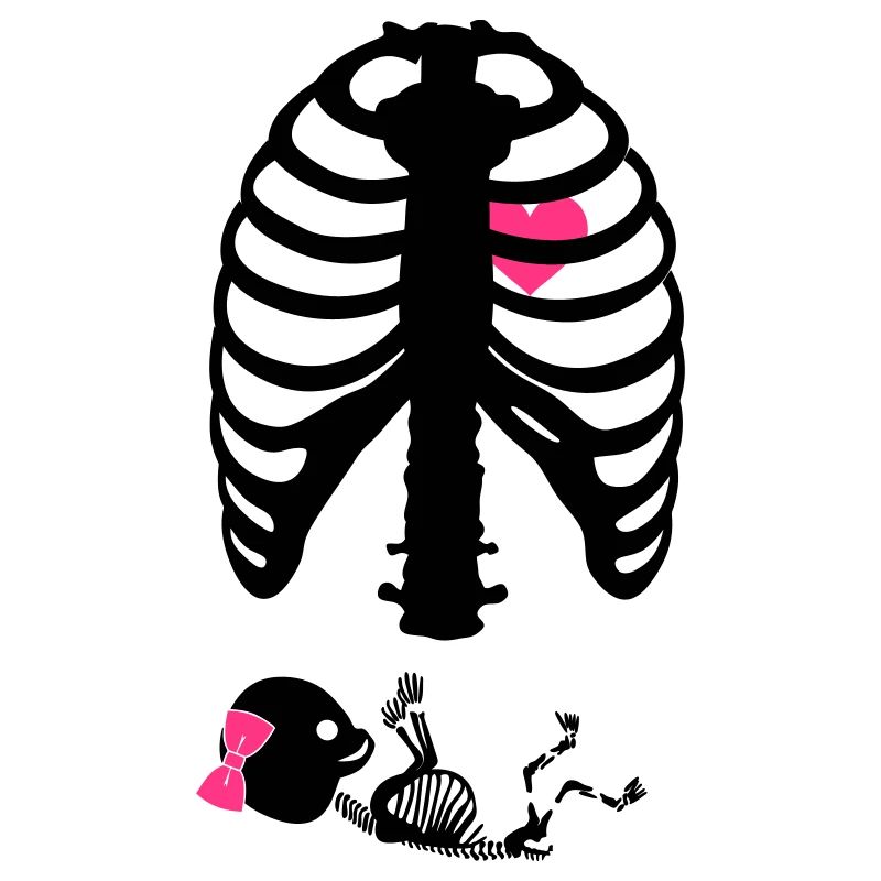 X Ray Maternity Skeleton Rips