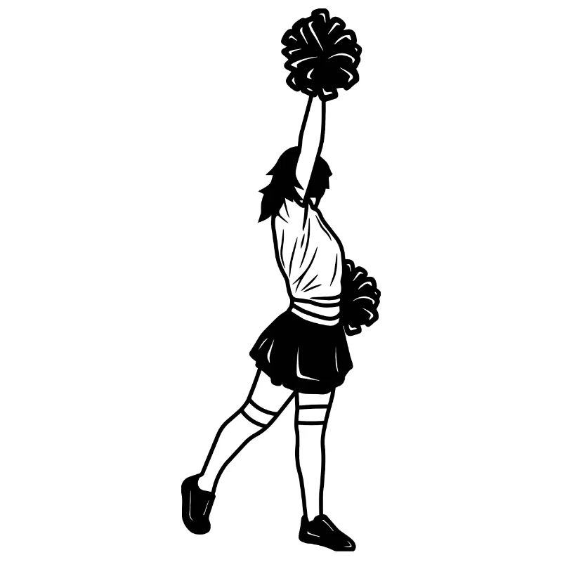 Cheerleader Drawing