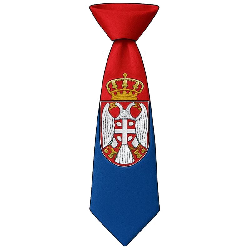 Cravate Serbie – Conception du drapeau