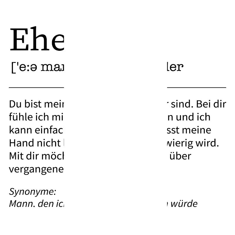 Ehemann Definition Mann Gatte Spruch Geschenkidee