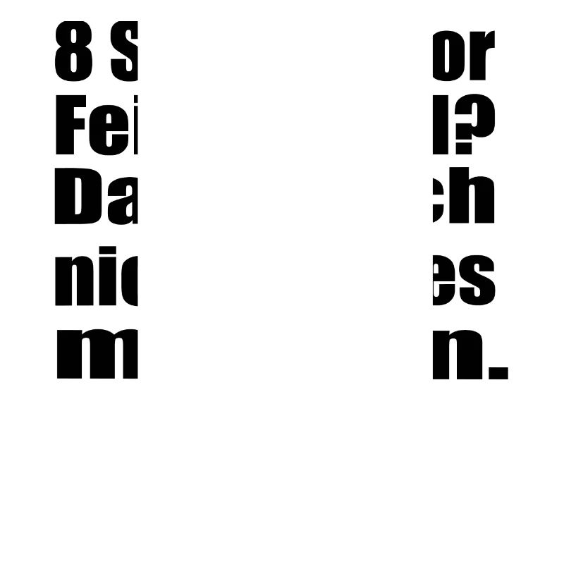 Endlich Feierabend !