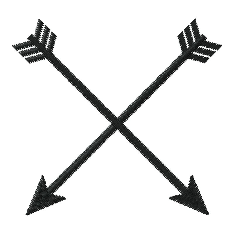 Flèches brodées