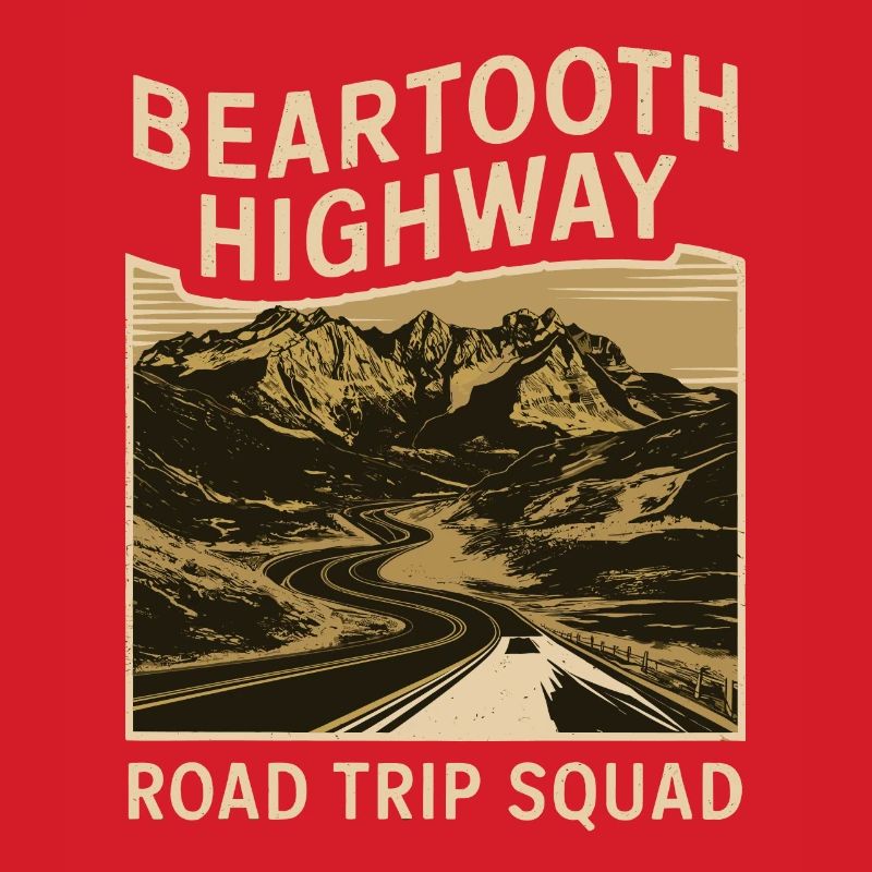 Escouade de road trip sur l’autoroute Beartooth