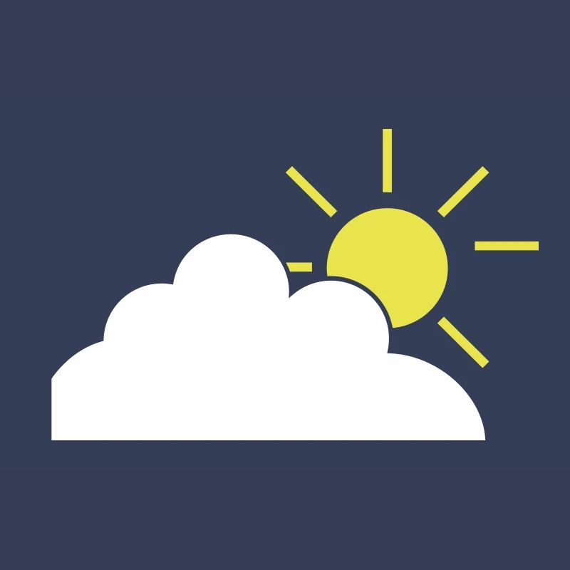 Lightly clouded
