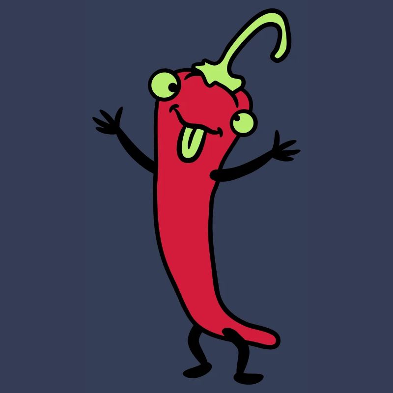 Chili chilli peppers hot funny comics