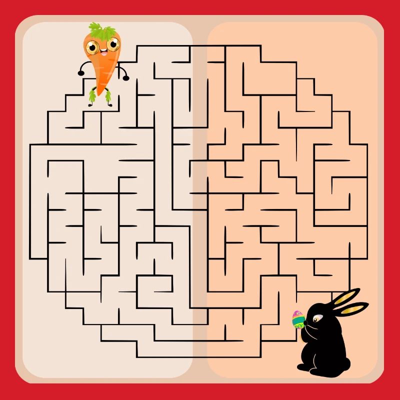 Labyrinth Bunny Easter Bunny