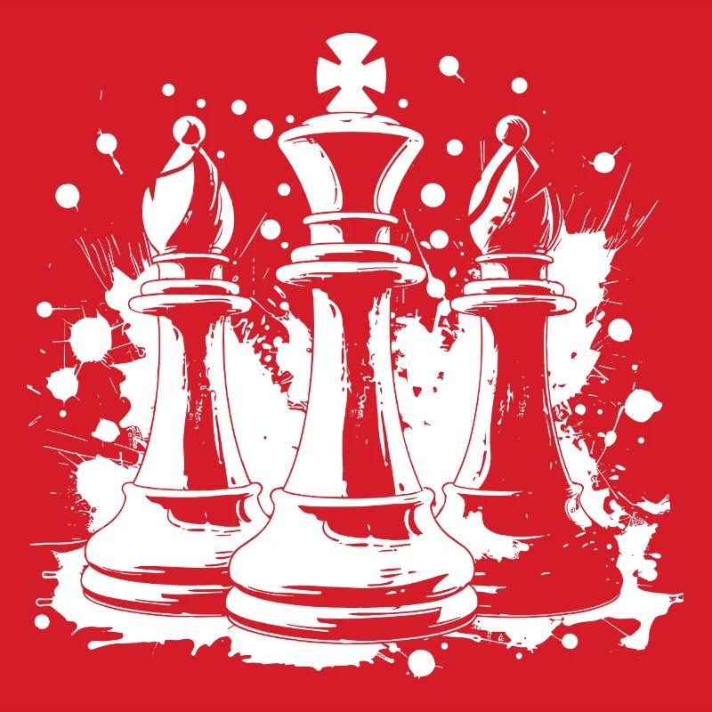 Chess bishop and king