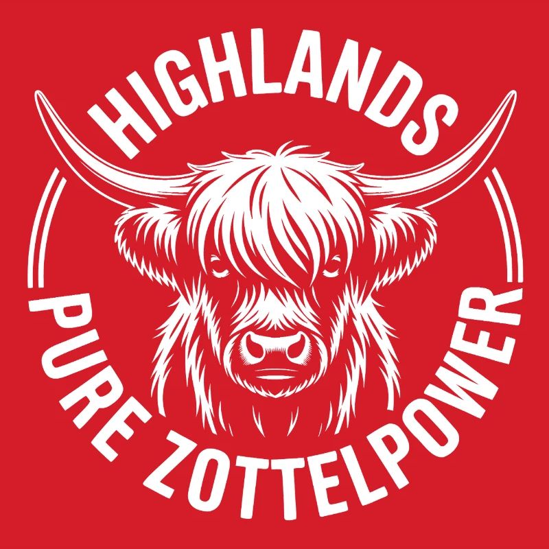 Highland Beef Head Logo