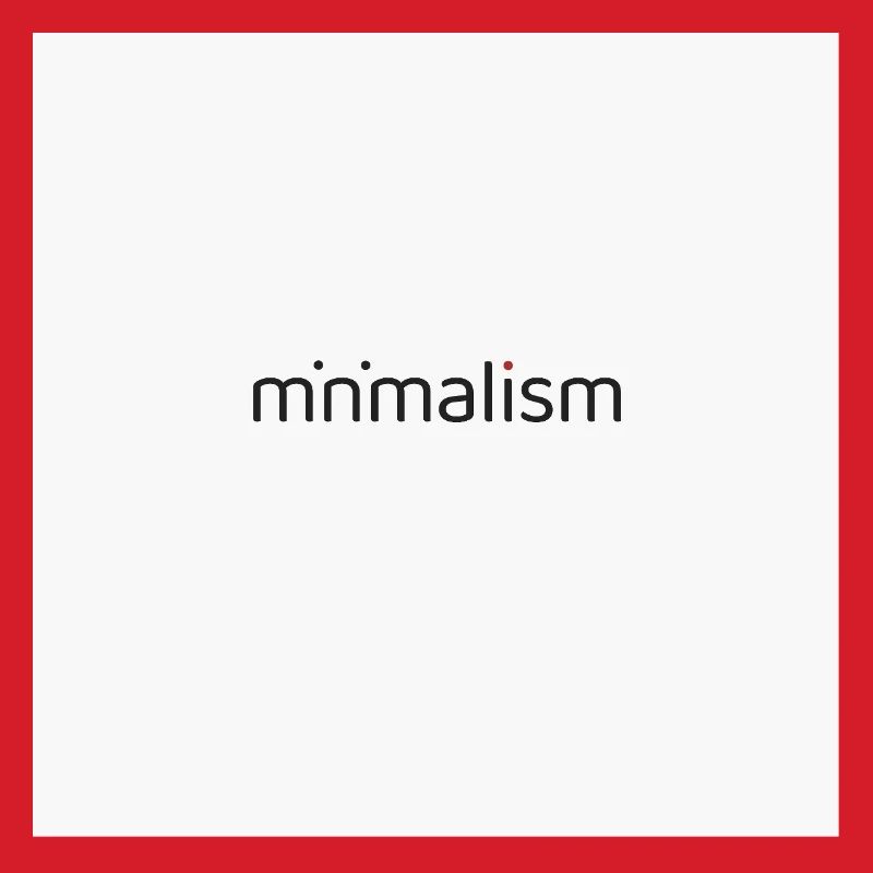 Typographie minimaliste – Conception d’affiche propre