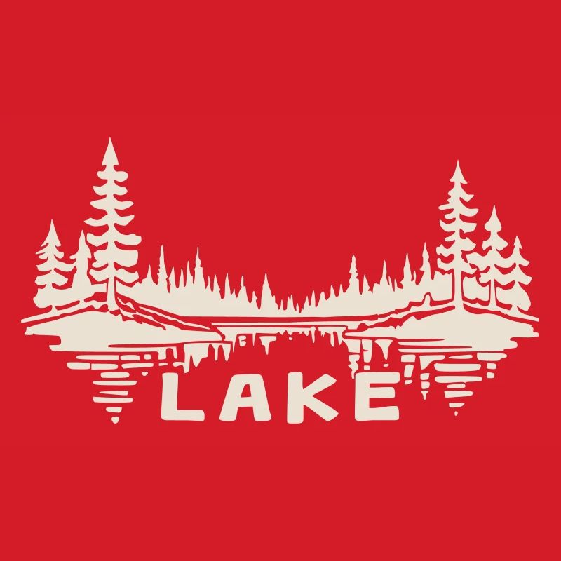 Lake Reflection [White]