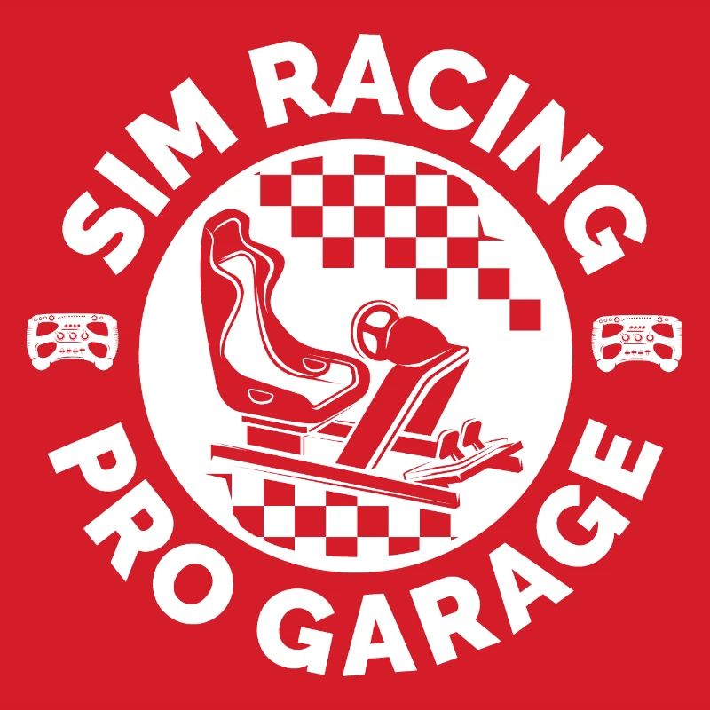 simracing emblem patch sim racer gaming Symbol
