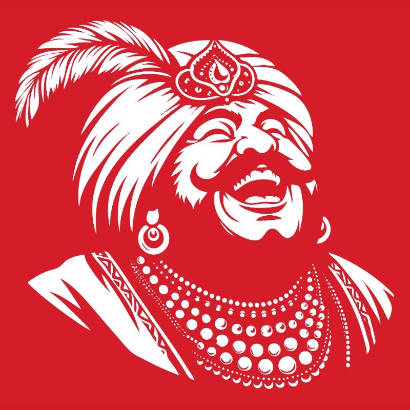 Lachender Ali Baba Design