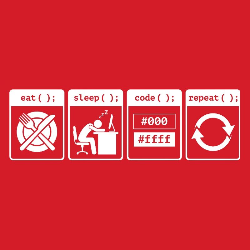 Eat Sleep Code Repeat – Conception de flux de travail pour codeurs